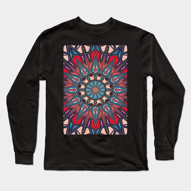 Boho-Chic Gypsy Pattern Long Sleeve T-Shirt by Suprise MF